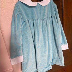 The Beaufort Bonnet Company Sky Blue Dress with White Collar